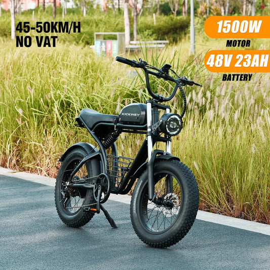 Kickwey K7 Adults Electric Bike 2000W 48V23AH 55km/h  Snow Electric