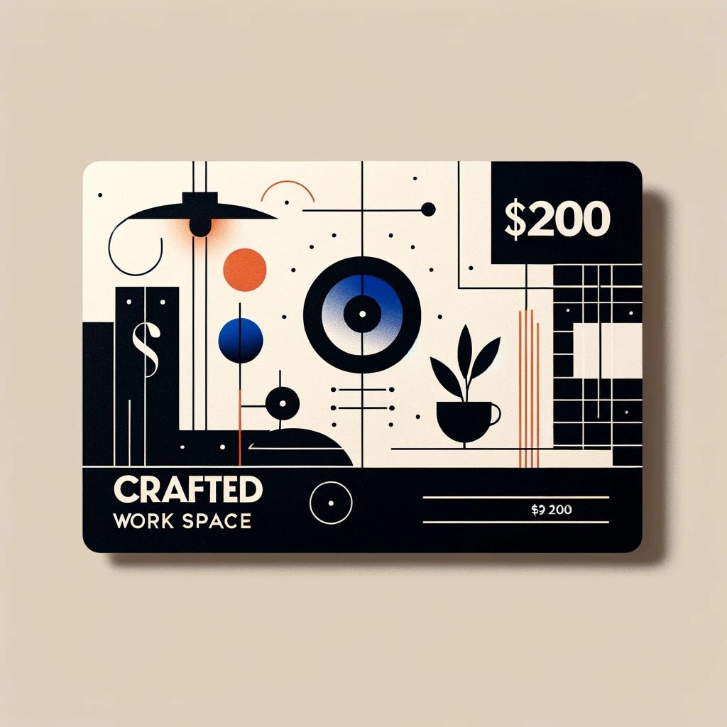 Craftedworkspace Gift Cards Gift Cards Craftedworkspace $200.00  