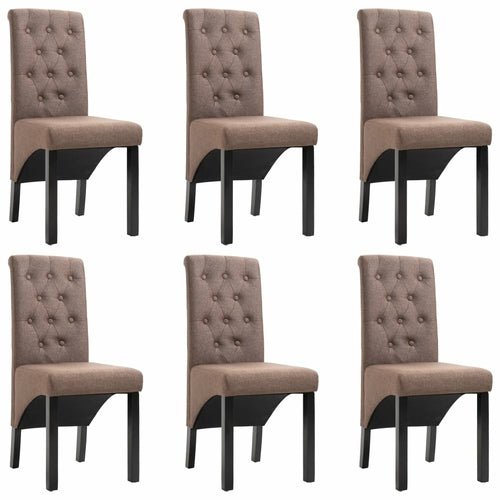 Elegant Gray Fabric Guest Chairs Home Office Craftedworkspace Brown 6 