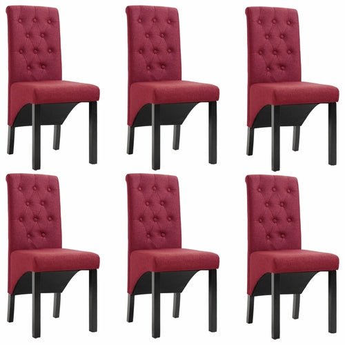 Elegant Gray Fabric Guest Chairs Home Office Craftedworkspace Wine red 6 