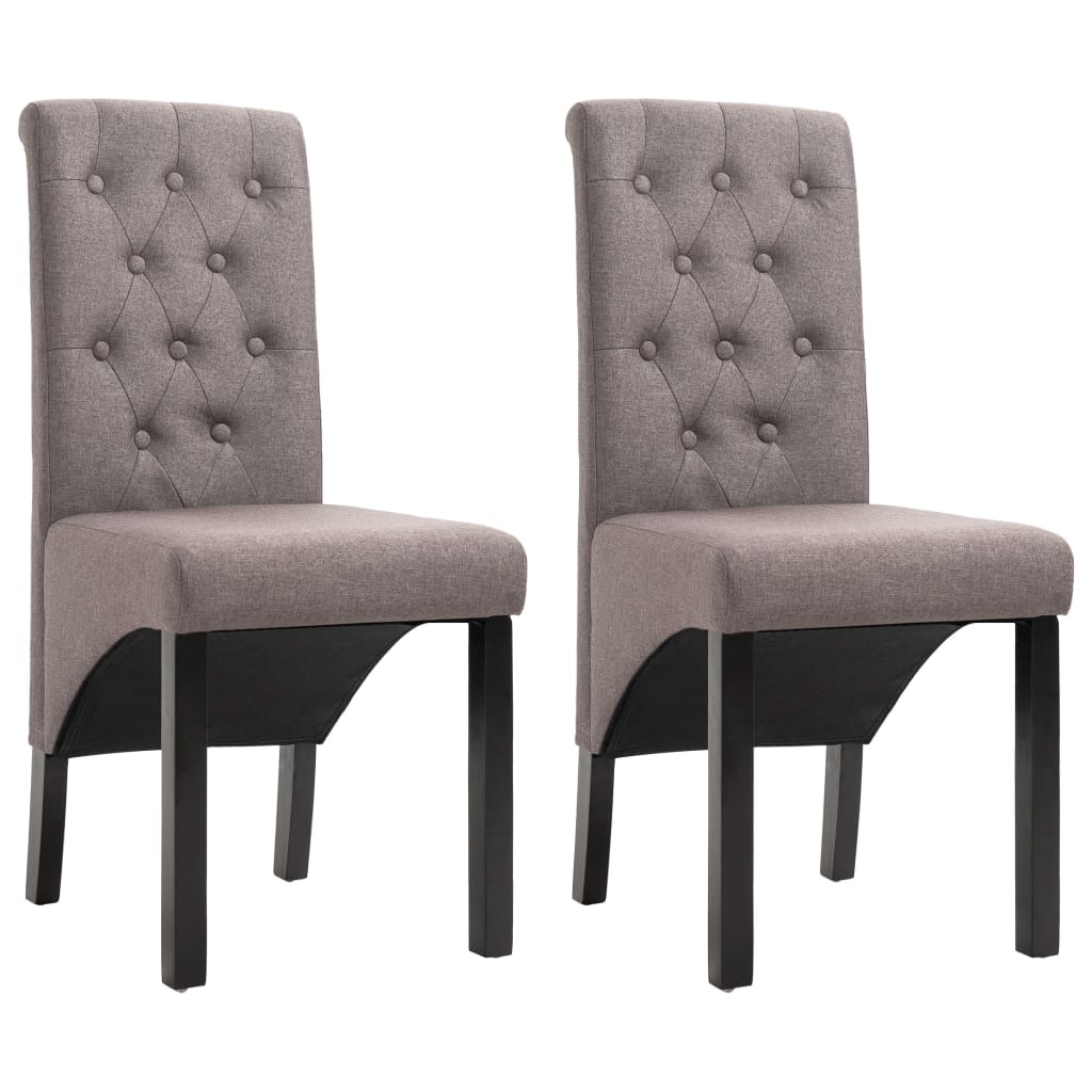 Elegant Gray Fabric Guest Chairs Home Office Craftedworkspace   